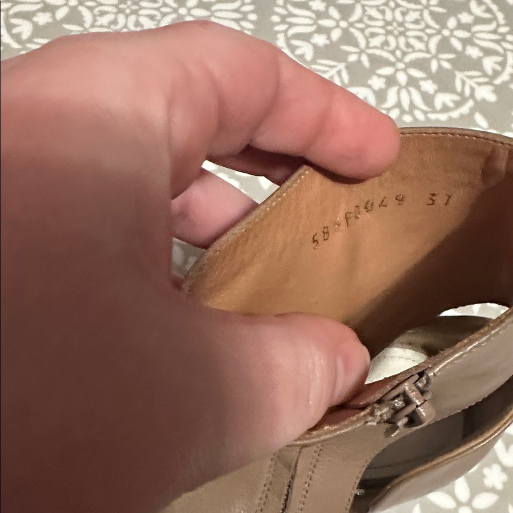 Maison Martin Margiela Taupe Ankle Booties - Picture 6 of 6